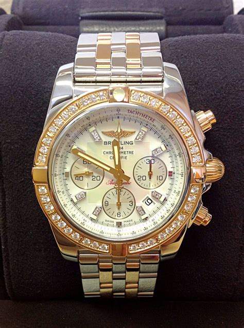 women's breitling chronomat|Breitling Chronomat 44 diamond bezel.